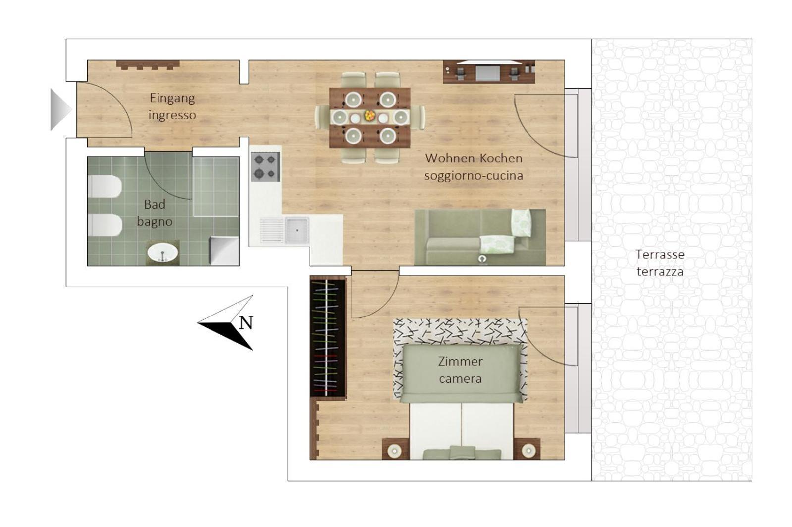 Aurturist Sesto Apartment Стая снимка